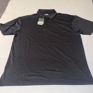 New with tag Key black polo shirt size LR
